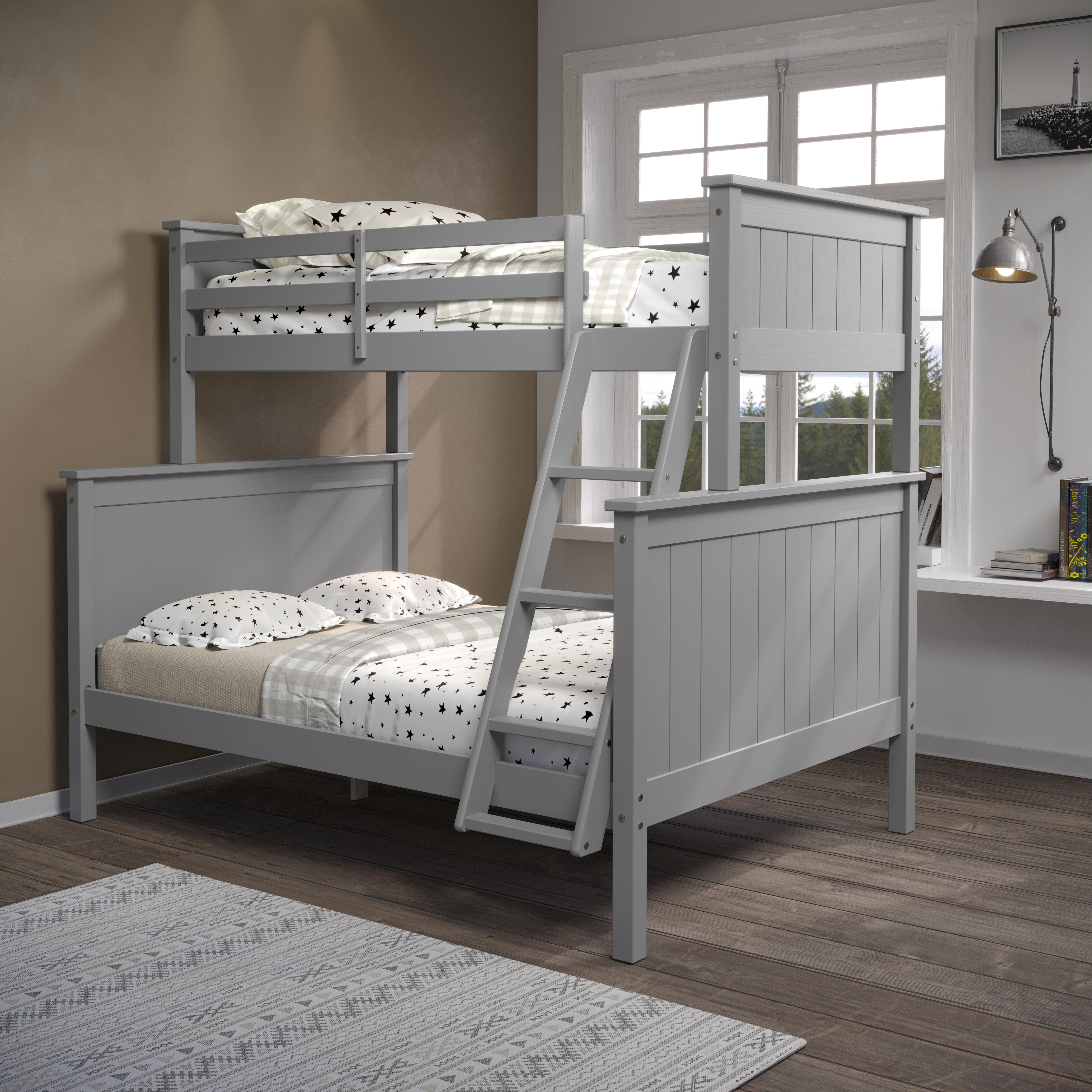 Rent to Own Linon Home Decor Leah Twin over Full Bunk Bed at Aaron's today!